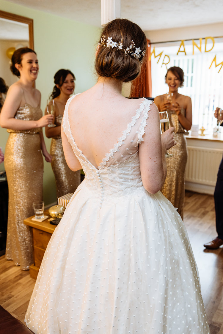 Bride Bridal V Back Ian Stuart Polka Dot Tulle Dress Gown Cute Summer Festival Tipi Wedding http://www.daffodilwaves.co.uk/