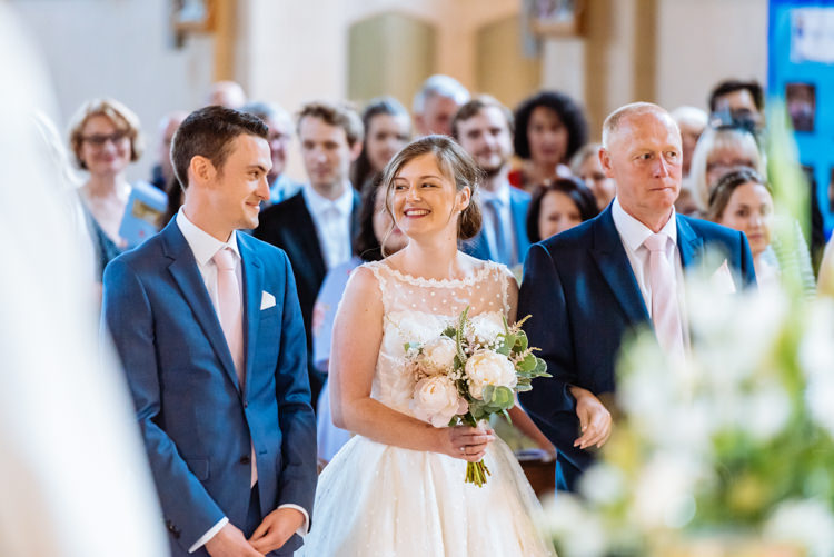 Bride Bridal V Back Ian Stuart Polka Dot Tulle Dress Gown Bouquet Rose Gypsophila Airforce Blue Reiss Groom Cute Summer Festival Tipi Wedding http://www.daffodilwaves.co.uk/