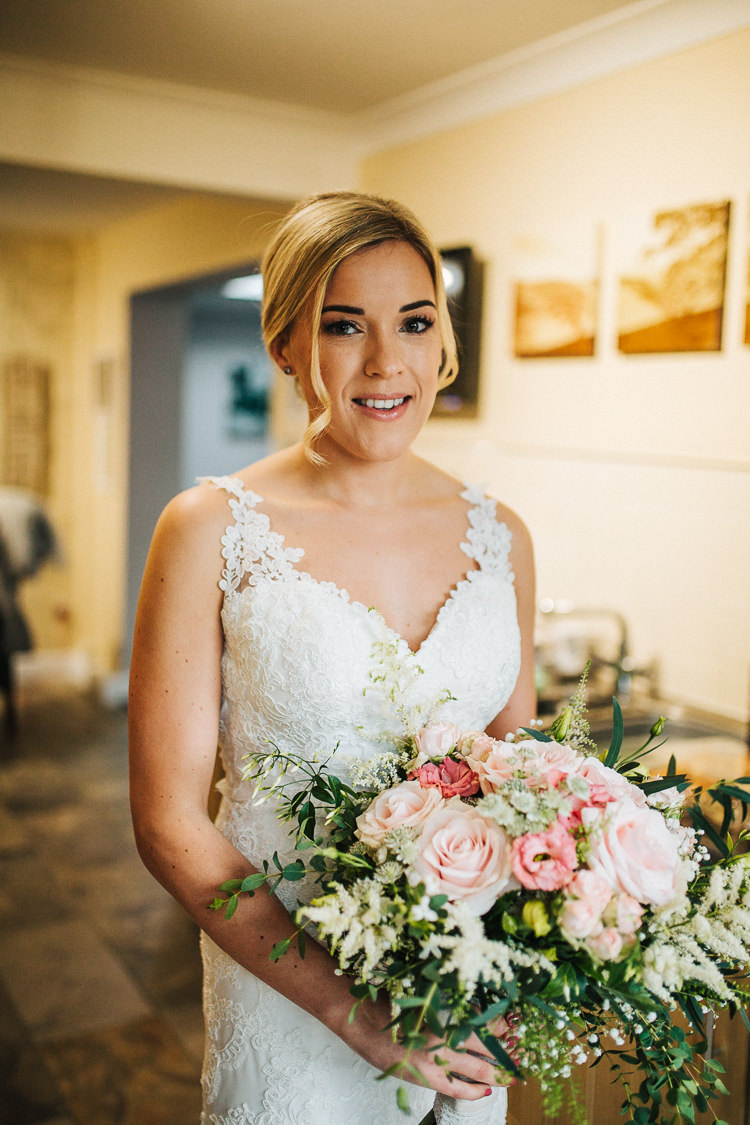 Hair Make Up Bouquet Flowers Bride Bridal Exquisite Relaxed Rustic Barn Wedding http://www.emiliemay.com/