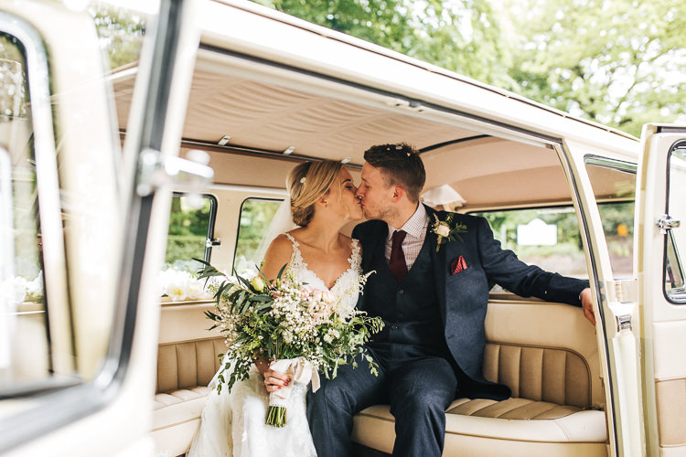 VW Camper Van Exquisite Relaxed Rustic Barn Wedding http://www.emiliemay.com/