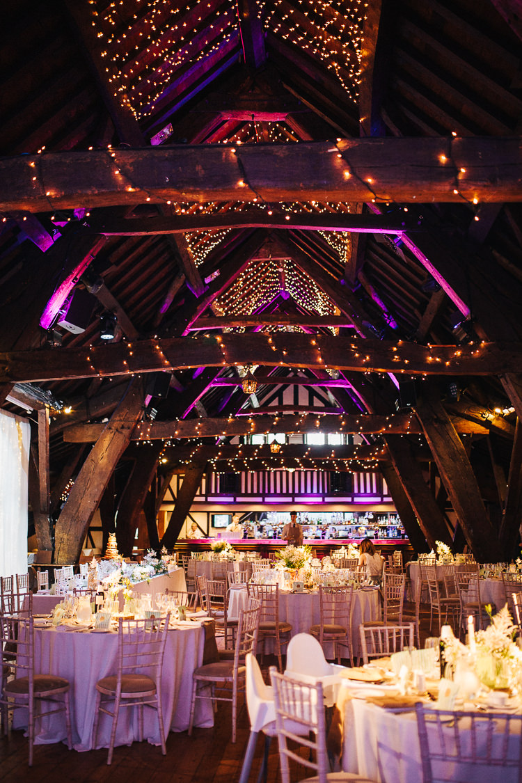 Fairy Lights Decor Exquisite Relaxed Rustic Barn Wedding http://www.emiliemay.com/