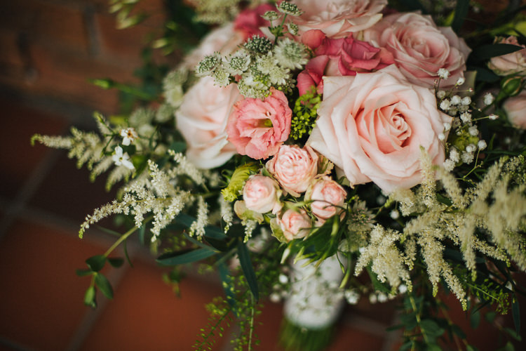 Pink Rose Astilbe Flowers Bouquet Bride Bridal Exquisite Relaxed Rustic Barn Wedding http://www.emiliemay.com/