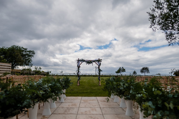 Foliage Greenery Aisle Flowers Decor Boho Eucalyptus Green White Modern Wedding http://www.euanrobertsonweddings.com/