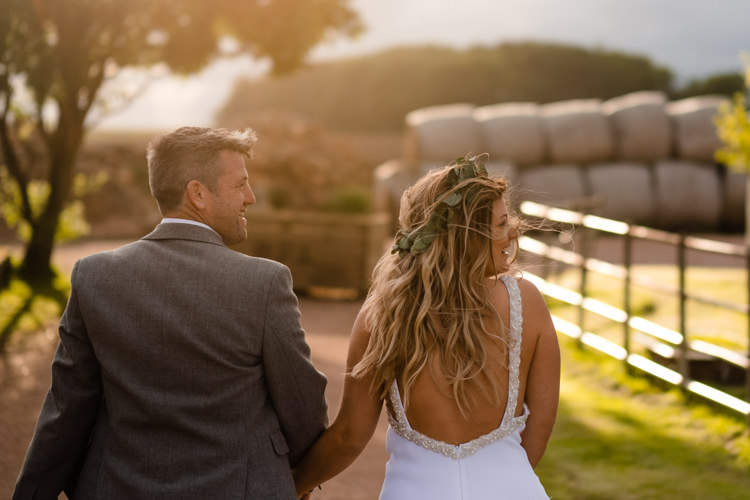 Boho Eucalyptus Green White Modern Wedding http://www.euanrobertsonweddings.com/