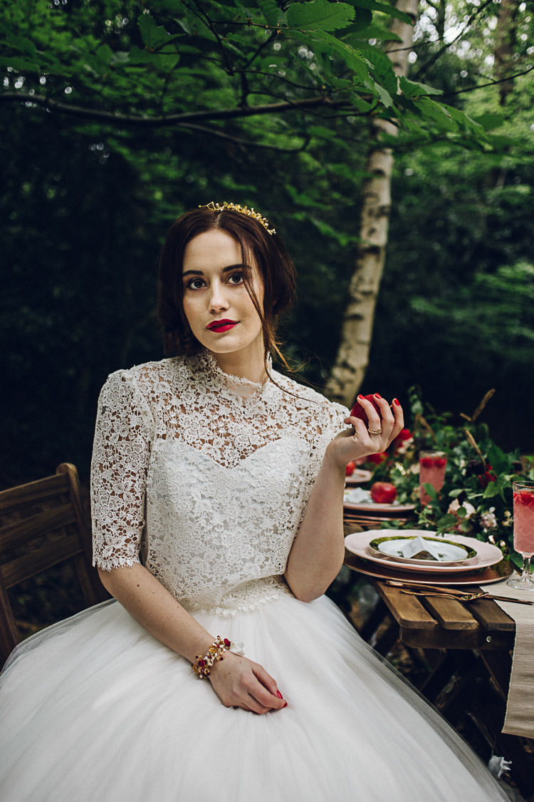 Magical Snow White Woodland Wedding Ideas https://www.chloeleephoto.co.uk/