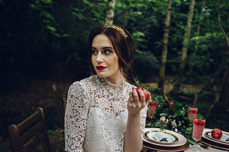 Magical Snow White Woodland Wedding Ideas https://www.chloeleephoto.co.uk/