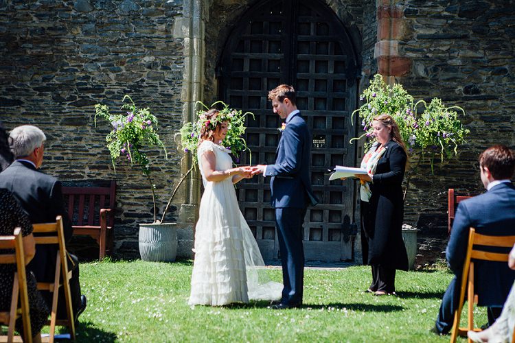 Eco Friendly Floral Filled Wedding http://kellyjphotography.co.uk/