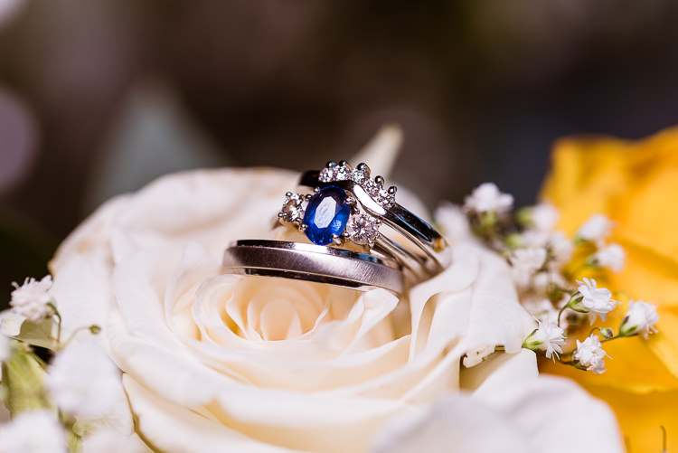 Sapphire Engagement Ring Laid Back Summer Garden Party Wedding Stretch Tent http://joemallenphotography.co.uk/