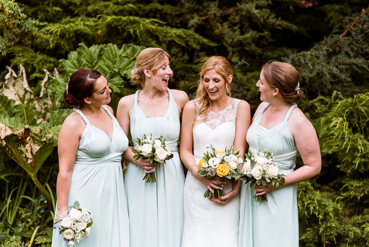 Mint Green Bridesmaid Dresses Laid Back Summer Garden Party Wedding Stretch Tent http://joemallenphotography.co.uk/