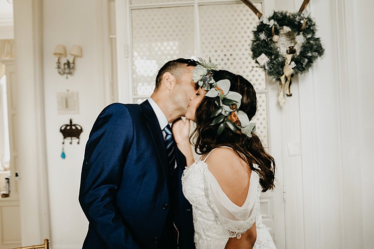 Rustic Greenery Copper Chateau Wedding in France http://hindmari.com/