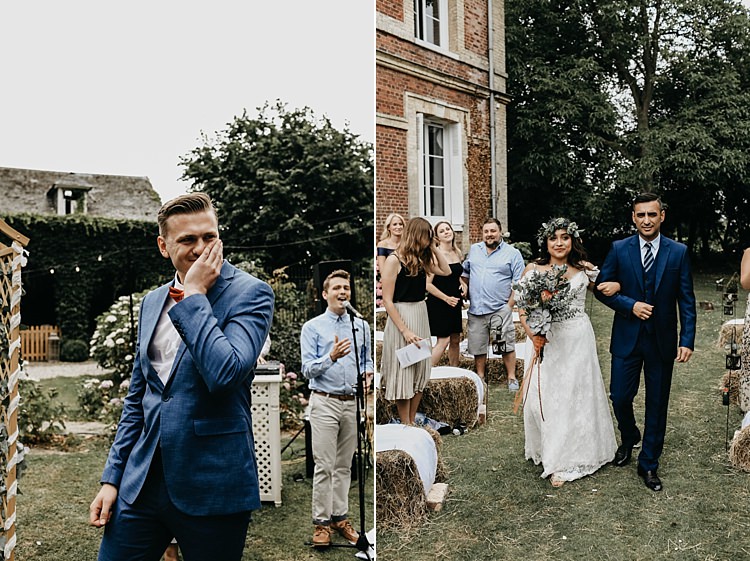 Rustic Greenery Copper Chateau Wedding in France http://hindmari.com/