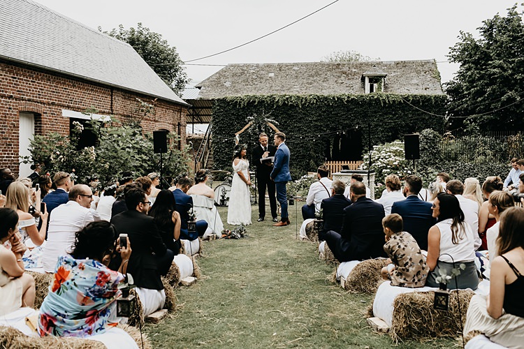 Rustic Greenery Copper Chateau Wedding in France http://hindmari.com/