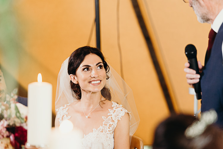 Stylish Woodland Tipi Wedding Flower Arch https://willpatrickweddings.com/
