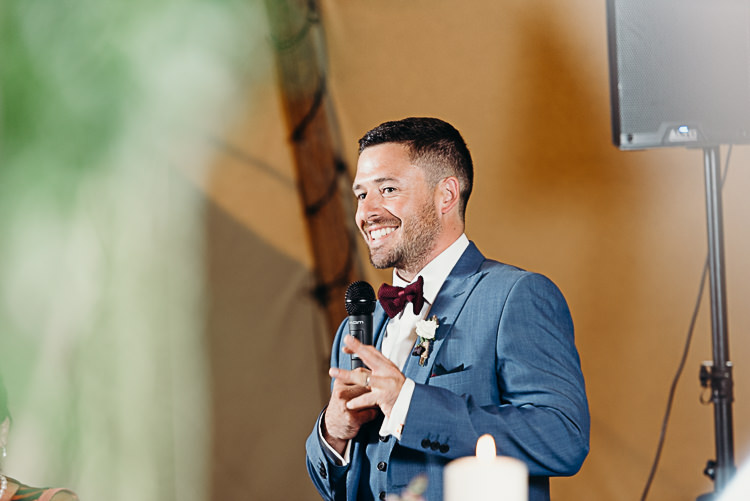Stylish Woodland Tipi Wedding Flower Arch https://willpatrickweddings.com/