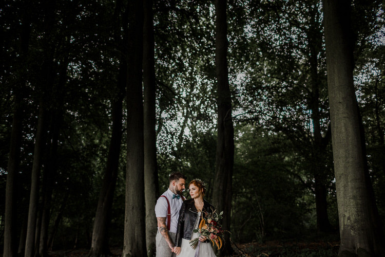 Atmospheric Woodland Wedding Ideas http://www.kategrayphotography.com/
