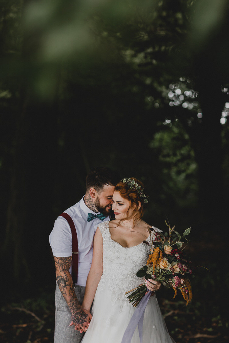 Atmospheric Woodland Wedding Ideas http://www.kategrayphotography.com/