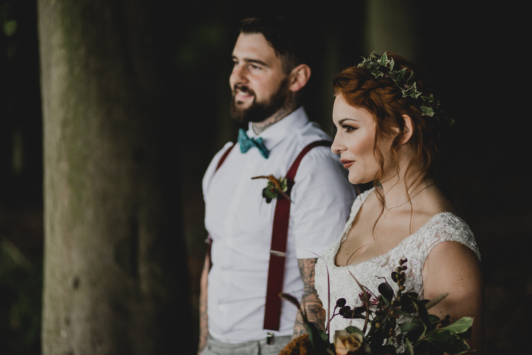 Atmospheric Woodland Wedding Ideas http://www.kategrayphotography.com/