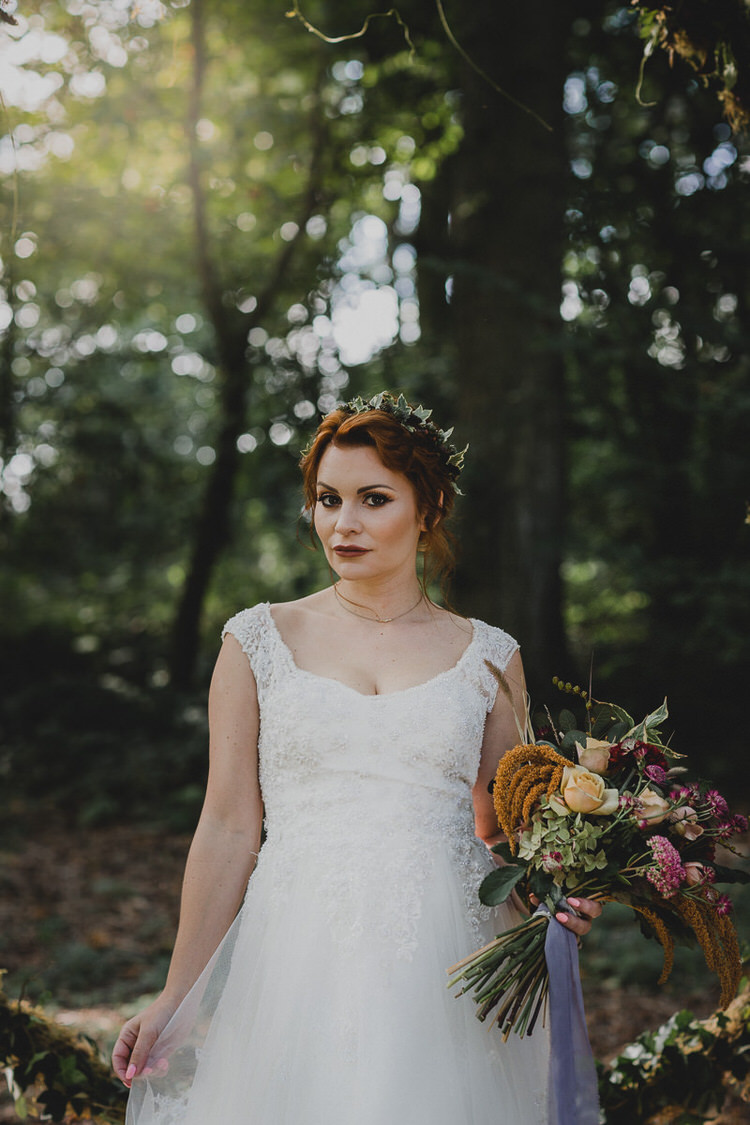 Atmospheric Woodland Wedding Ideas http://www.kategrayphotography.com/