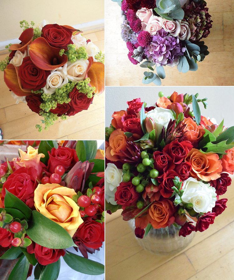 Autumn Wedding Flowers Bouquet
