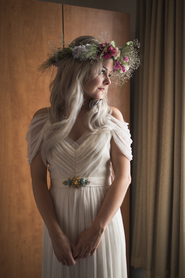 Saja Dress Off Shouled Bardot Straps Tulle Silk Bride Bridal Boho Festival Tipi Wedding http://alexaclarkekent.com/