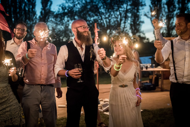 Sparklers Boho Festival Tipi Wedding http://alexaclarkekent.com/