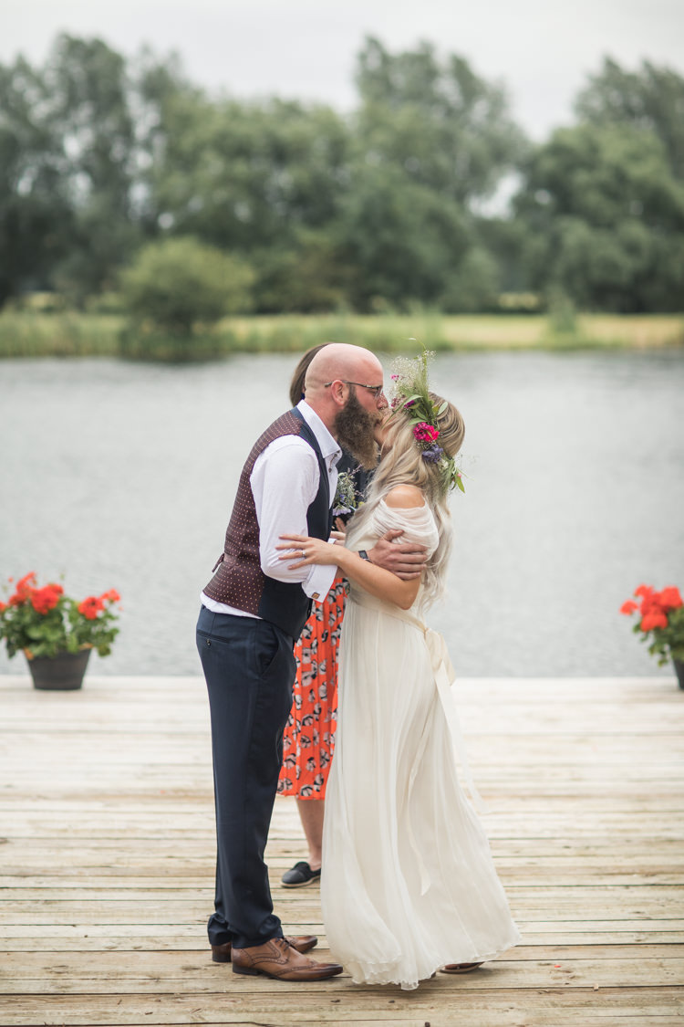 Berryfields Events Ceremony Lake Boho Festival Tipi Wedding http://alexaclarkekent.com/