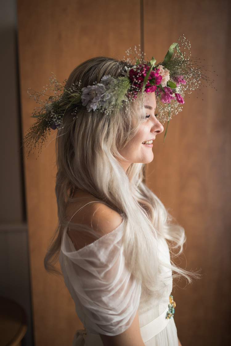 Large Wild Flower Crown Bride Bridal Boho Festival Tipi Wedding http://alexaclarkekent.com/