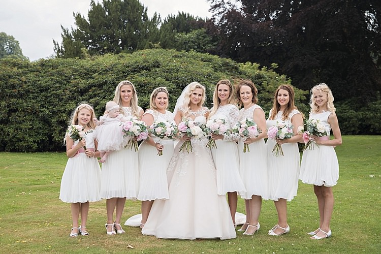 Bride Bridal Dress Gown Ronald Joyce Strapless Sweetheart Crystal Swarovski Shoulder Necklace Veil Blush White Bridesmaids Flower Girls BHS Classic Romantic Pretty Wedding https://kerryannduffy.com/