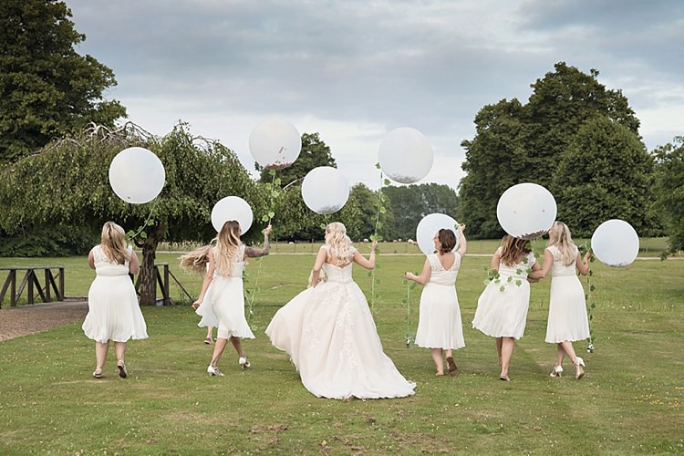 Oversize Giant White Balloon 2ft Bride Bridesmaids Ivy Classic Romantic Pretty Wedding https://kerryannduffy.com/