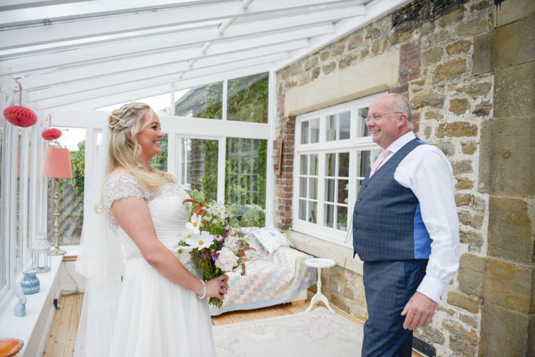Bride Bridal Justin Alexander Dress Gown A Line Father of The Bride Reveal Fun Pastel Country Marquee Wedding http://kimberleywaterson.com/
