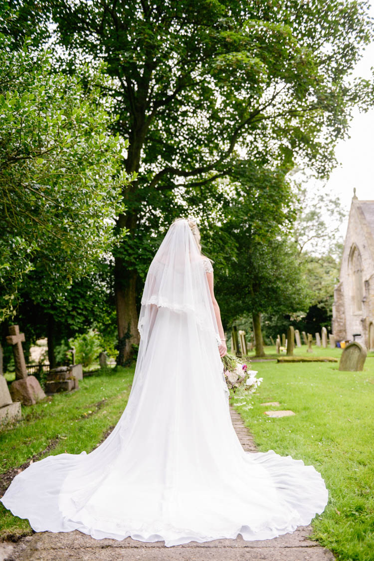 Bride Bridal Justin Alexander Dress Gown A Line Veil Long Large Train Fun Pastel Country Marquee Wedding http://kimberleywaterson.com/