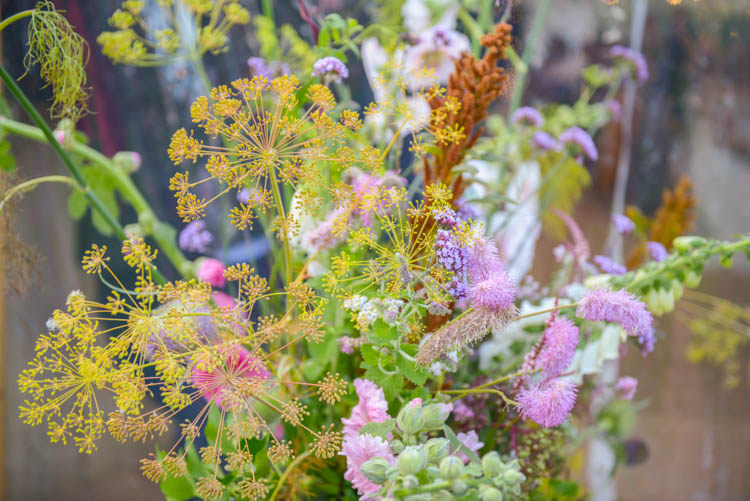 Wild Flower Meadow Florals Fun Pastel Country Marquee Wedding http://kimberleywaterson.com/