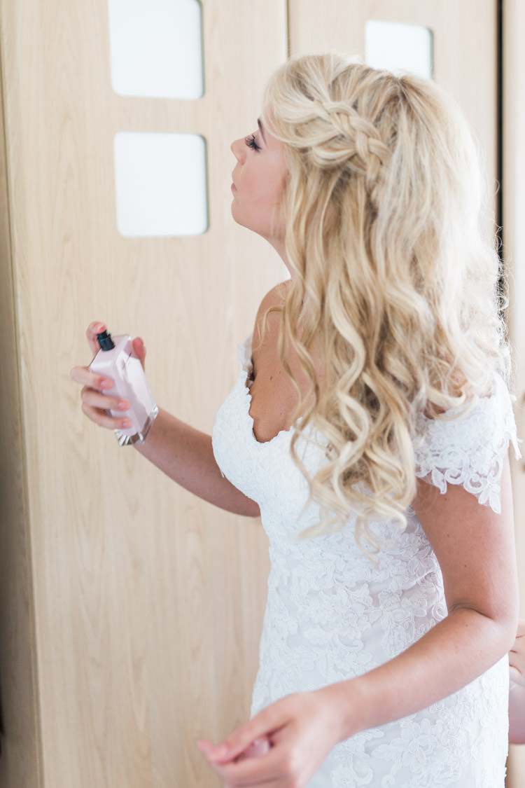 Hair Bride Bridal Style Blonde Waves Plait Braid Simple Natural Honest Marquee Wedding https://www.gemmagiorgio.com/