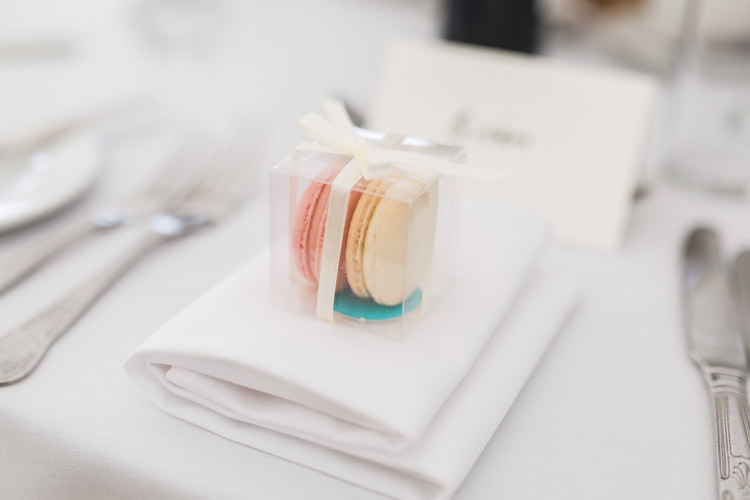 Macaron Favours Simple Natural Honest Marquee Wedding https://www.gemmagiorgio.com/