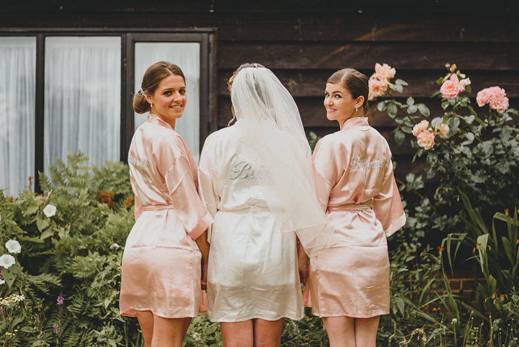 Bride Bridesmaid Dressing Gowns Prep Vintage Retro Inspired Pastel Wedding https://www.georgiarachael.com/ 