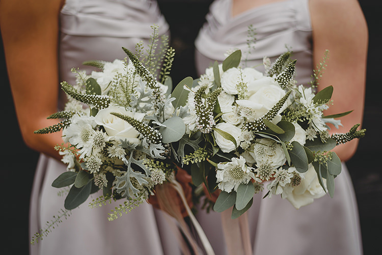 White Rose Greenery Foliage Bouquets Vintage Retro Inspired Pastel Wedding https://www.georgiarachael.com/