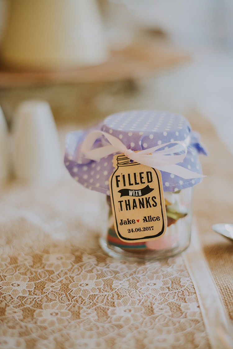 Jam Jar Favours Vintage Retro Inspired Pastel Wedding https://www.georgiarachael.com/