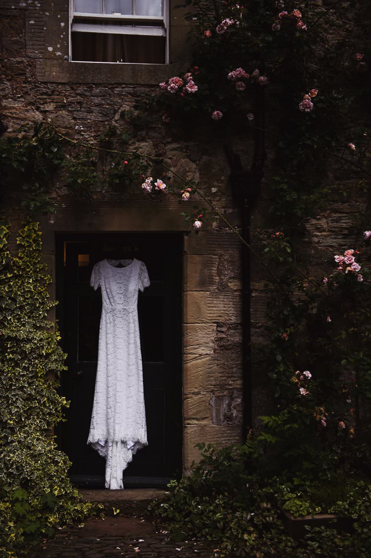 Houghton NYC Open Lace Back Dress Gown Bride Bridal Bohemian Creative Summer Barn Wedding http://www.pocketsquarephotography.com/