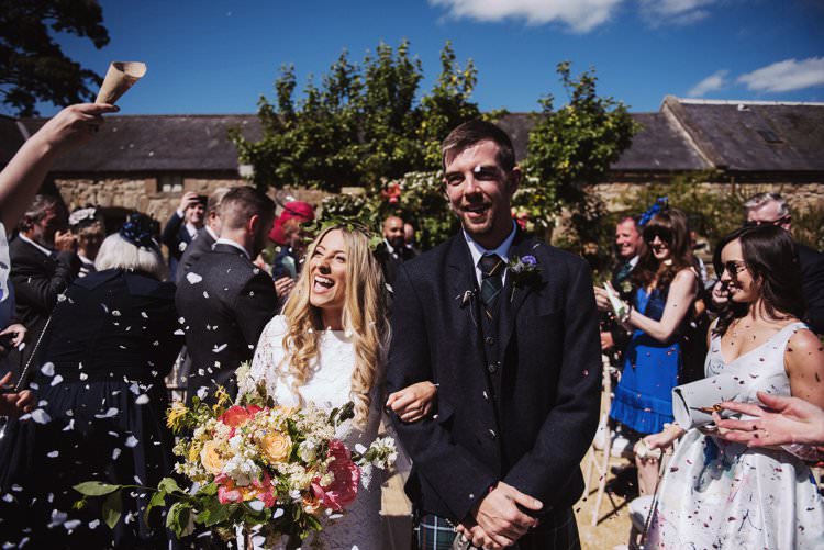 Confetti Throw Bohemian Creative Summer Barn Wedding http://www.pocketsquarephotography.com/