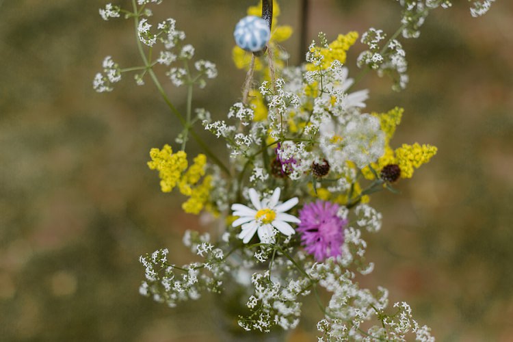 Wildflower Meadow Flower Florals Multicoloured Hand Made Fun Outdoor Wedding https://www.sharrongibson.co.uk/