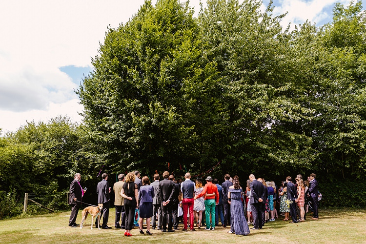 Multicoloured Hand Made Fun Outdoor Wedding https://www.sharrongibson.co.uk/