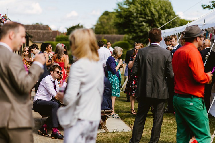 Multicoloured Hand Made Fun Outdoor Wedding https://www.sharrongibson.co.uk/