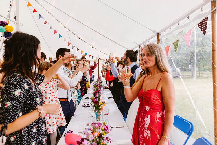 Multicoloured Hand Made Fun Outdoor Wedding https://www.sharrongibson.co.uk/