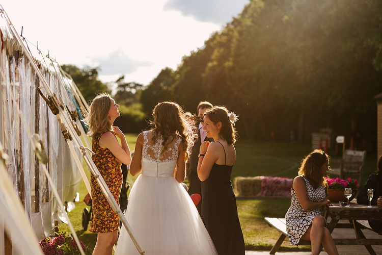 Multicoloured Hand Made Fun Outdoor Wedding https://www.sharrongibson.co.uk/