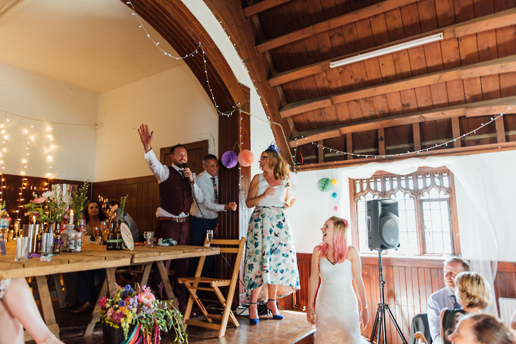 Alternative Colourful Outdoor Humanist Village Hall Wedding http://www.chebirchhayesphotography.com/