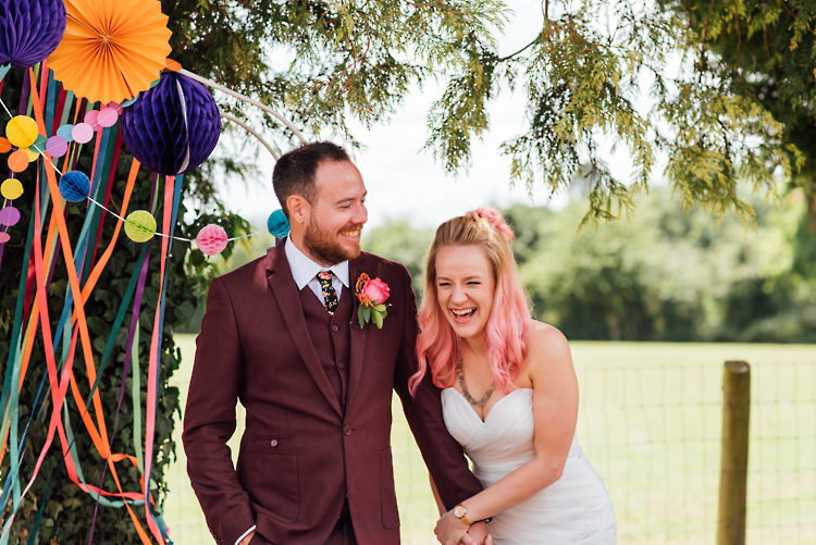 Alternative Colourful Outdoor Humanist Village Hall Wedding http://www.chebirchhayesphotography.com/