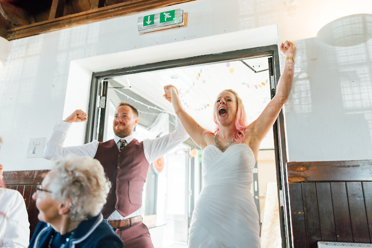 Alternative Colourful Outdoor Humanist Village Hall Wedding http://www.chebirchhayesphotography.com/