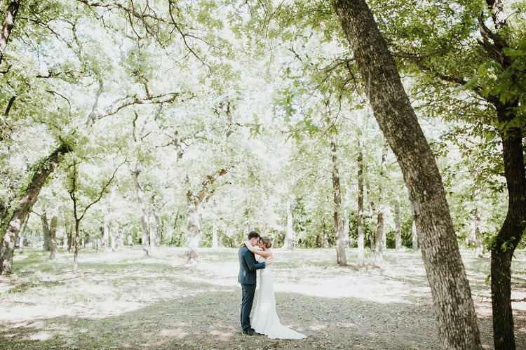 Outdoor Rustic Boho Forest First Look Bride Groom Morning Embrace | Organic Earthy Fun Wedding Oklahoma http://zaynewilliams.com/