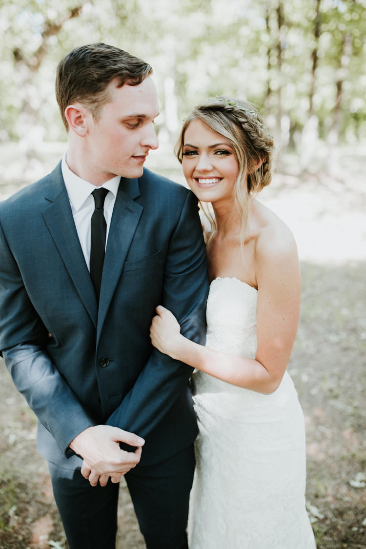 Outdoor Rustic Boho Forest Sweetheart Natural Updo Bride Groom Morning | Organic Earthy Fun Wedding Oklahoma http://zaynewilliams.com/