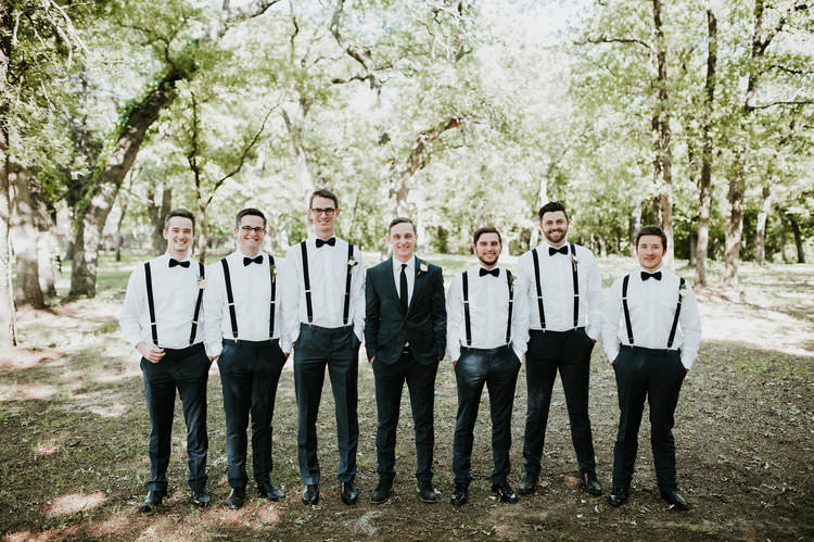 Outdoor Rustic Boho Forest Navy Groom Groomsmen White Buttonholes Bow Ties | Organic Earthy Fun Wedding Oklahoma http://zaynewilliams.com/